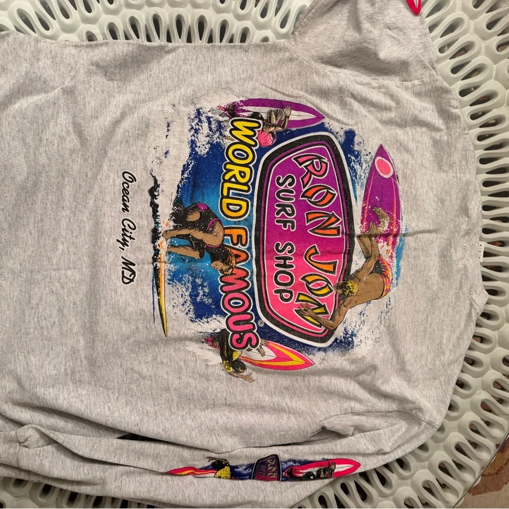 Ron Jon Surf Shop Long Sleeve Tees- Mint & Heather Gray. Price is for both! - Picture 2 of 3